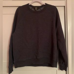 REI Co-Op Pullover Crewneck Sweatshirt Dark Gray Women's Sz L